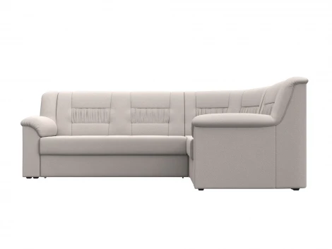 Диван угловой Карелия правый угол (ДСП,ЛДСП/Пластик/Замша/Бежевый) Лига Диванов 128142