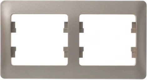 Рамка на 2 поста (титан) Systeme Electric GSL000402