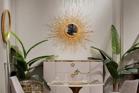 19-OA-5890 Зеркало декоративное d101см Garda Decor