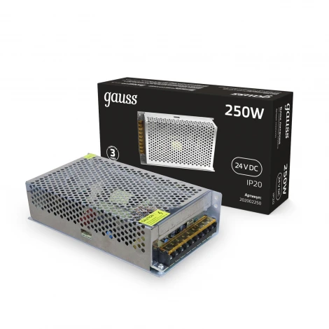 Блок питания 250W 24V Gauss 202002250