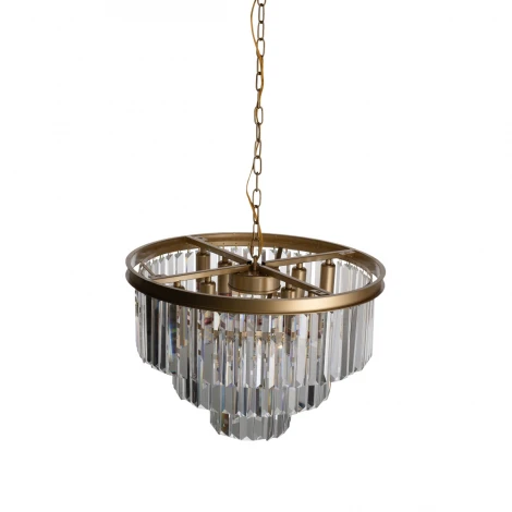 Подвесная люстра каскадная Loft IT Prism Clear 10019/500C (220V, хрусталь, на цепи)