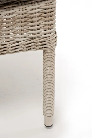 "Алиса" кресло плетеное, цвет бежевый с подушками 4SIS арт.УТ-00006455