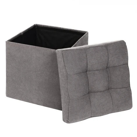 Пуфик Dreambag складной Серый Велюр 13257