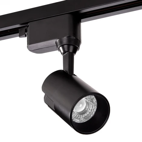 Трековый светодиодный светильник однофазный Wolta WTL-15W/01B 15Вт 220V 4000К IP40 черный