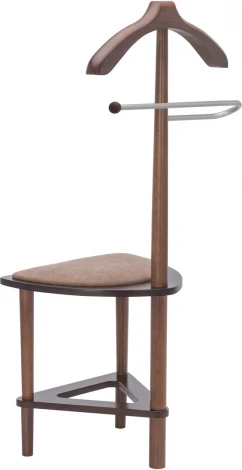 Вешалка со стулом Leset Атланта Leset (Микровелюр/Коричневый) арт.2000000092416
