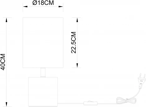 Настольная лампа Arte Lamp Jishui A5036LT-1BR