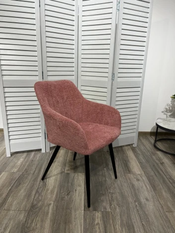 Стул M-City BRANDY WZ2042-11 брусничный/ черный каркас