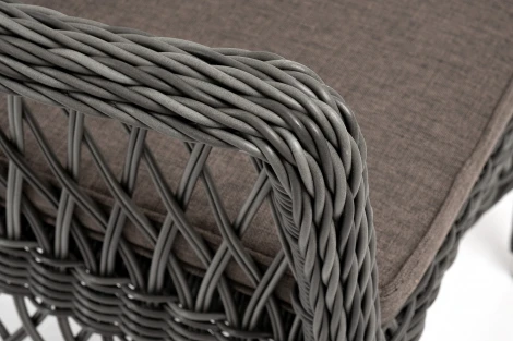 "Сицилия" плетеный стул из искусственного ротанга, цвет графит 4SIS арт.УТ-00006466