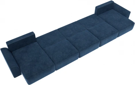 Диван п-образный Лига-048 НПБ МегаЛонг Лига Диванов (Велюр) арт.128322