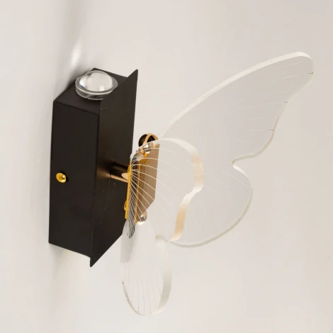 Настенный светильник светодиодный с бабочками De City Конти 488024801 (220V, бабочки)