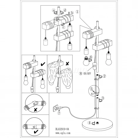 Торшер Eglo Townshend 33167