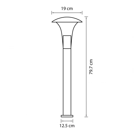 Наземный светильник Lightstar Arroto 378737