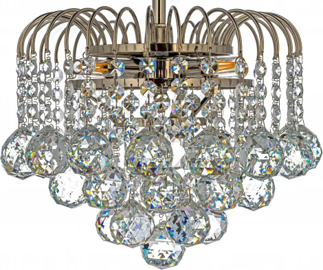 Подвесная люстра Arti Lampadari Bellagio E 1.5.30.100 N (220V, хрусталь, на цепи)