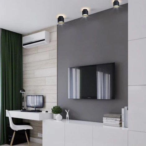 Точечный светильник Reluce 53006-9.5-001IL GX53+LED3W BK (220V)