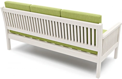 Диван Arsko Норман Б беленый дуб зеленая рогожка