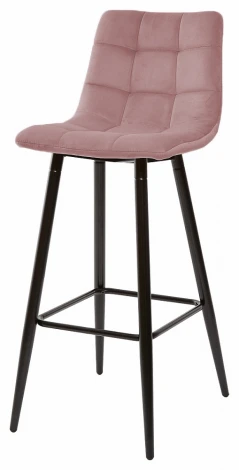 Барный стул M-City LECCO UF910-07 PINK, велюр