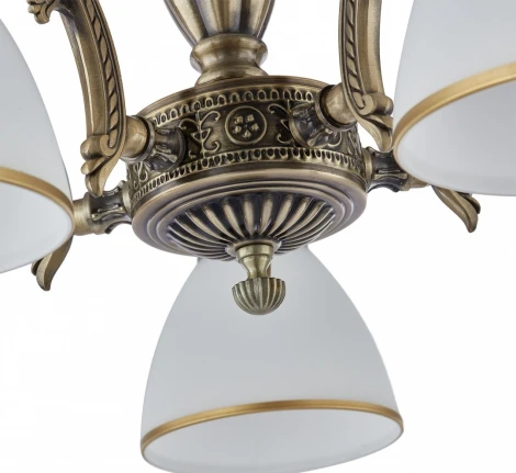 Подвесная люстра Arte Milano AM340837 340837/5 AB (220V, на цепи)