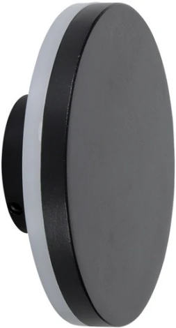 Настенный уличный светильник Arte Lamp Amsterdam A1212AL-1BK (LED, 220V, круглые, IP54)