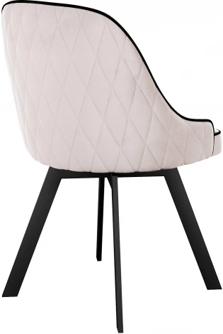 Стул DikLine 266M поворотный, E52 бежевый, ножки черные арт.00-00078177