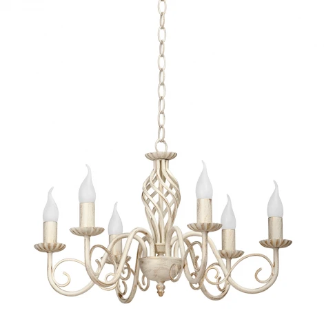 Подвесная люстра Vitaluce V1104-3/6 (220V, на цепи, свеча)