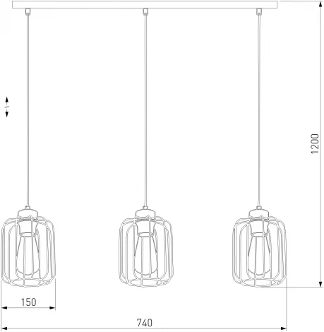 Подвесной светильник TK Lighting Galaxy New 4716 (220V, на проводе)