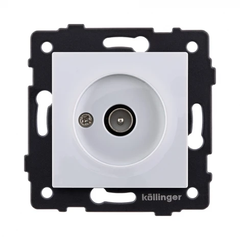 Розетка TV (папа) белый Kollinger REA-007WH для Aspekt, Eleganz, Reflex