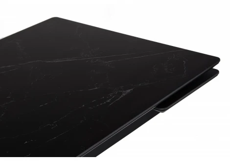 Кухонный стол Notta Старлайт 140 (200) х 80 shakespeare black / черный