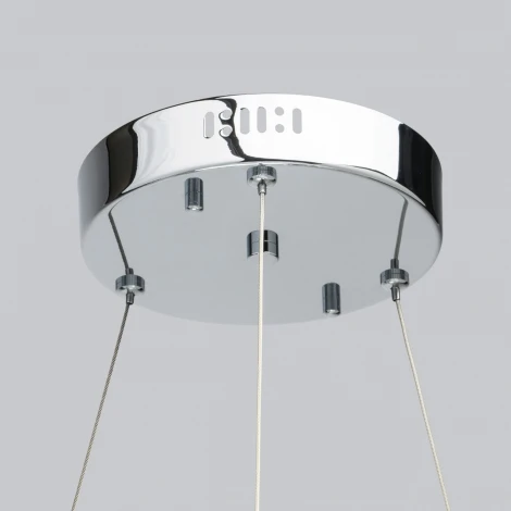 Подвесная люстра MW-Light Аделард 642014601 (LED, 220V, хрусталь, пульт управления, на тросе, круглые)