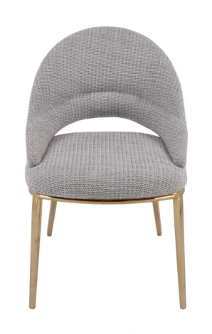 Стул обеденный Capella MC3016-BG-2, бежевый/глянцевое золото