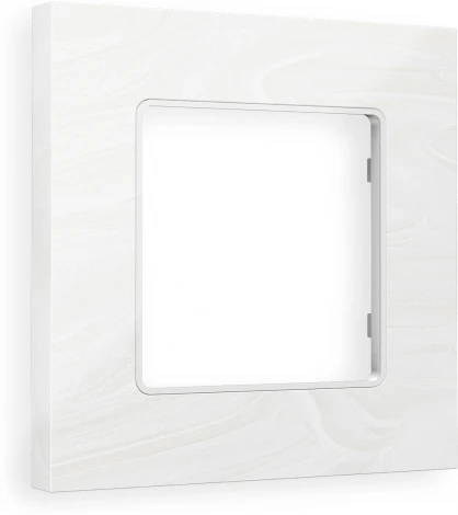 Рамка Ambrella Volt ALFA Grand (Белый мрамор) 1-ая AF930101