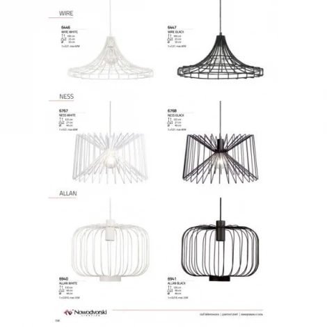 Подвесной светильник Nowodvorski Ness 6768 (220V, на проводе)