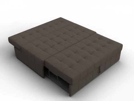 Диван прямой Лига-107 (140) (ЛДСП,Брус,Фанера,Рогожка/Коричневый) Лига Диванов 134902