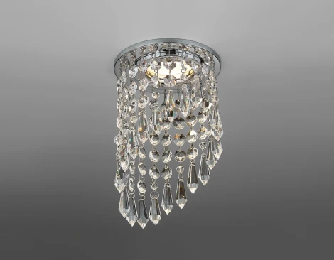 Встраиваемый точечный светильник Ambrella Хрусталь С Подвесами K2247 CH/CL (220V)