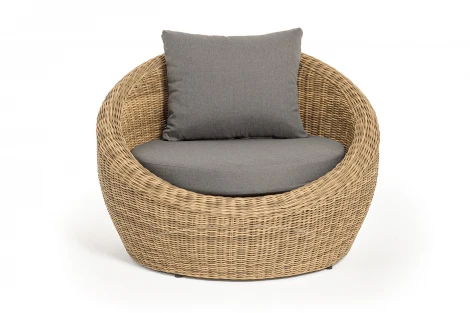 "Барселона" кресло из искусственного ротанга, цвет соломенный 4SIS арт.УТ-00009396