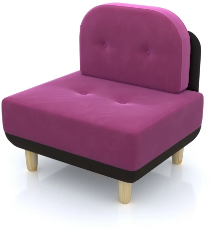 Кресло Arsko Торли фиолетовый велюр