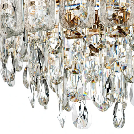Подвесная люстра хрустальная Modelux MODELUX ML.7220.400 GD