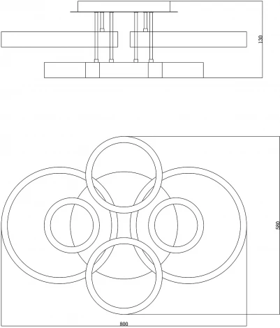 Потолочная люстра Moderli Selestia V1030-CL