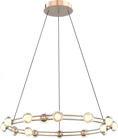 Подвесной светильник Favourite Rondell 4382-15P (LED, 220V, на тросе, круглые)