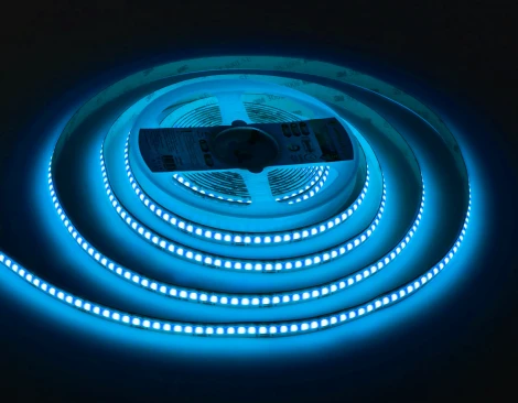 Светодиодная лента RGB COB 576Led/ 14W m/ 24V IP20 RGB/ 5m*10mm*3mm (4 конт.) Ambrella Illumination GS4951