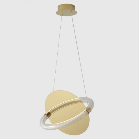 Подвесной светильник светодиодный с пультом Crystal Lux NEBULA SP22W LED GOLD