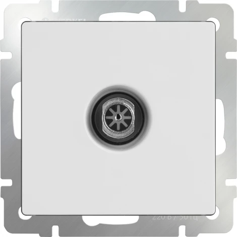 ТВ-розетка оконечная (белый) Werkel W1183001 (a051107)