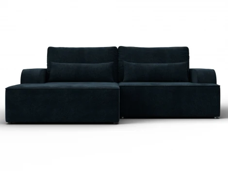 Диван угловой Лига-120 угол левый (ДСП,Брус,Фанера,ЛДС,Велюр/Графит) Лига Диванов 137291L