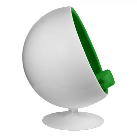 Кресло Eero Aarnio Style Ball Chair Зеленая ткань