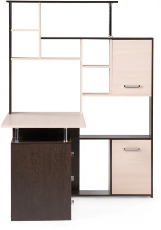 Компьютерный стол Woodville КС-15 венге / дуб молочный правый 295292