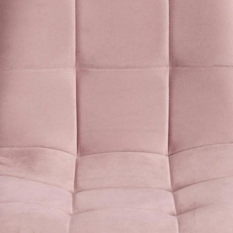 Стул CHILLY MAX / 1 шт. в упаковке (Велюр,Металл  /Розовый,Белый)