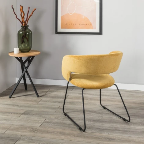 Стул R-Home Hugs желтый/Линк