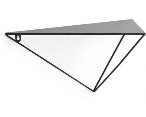 Полка La Forma (ex Julia Grup) Teg (Черный/ Металл,Сталь)