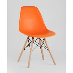 Стул Eames Style DSW оранжевый (разборный каркас) Stool Group арт.УТ000039885