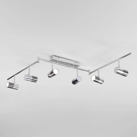 Спот Eurosvet Mini Topper 20086/6 LED хром/черный жемчуг
