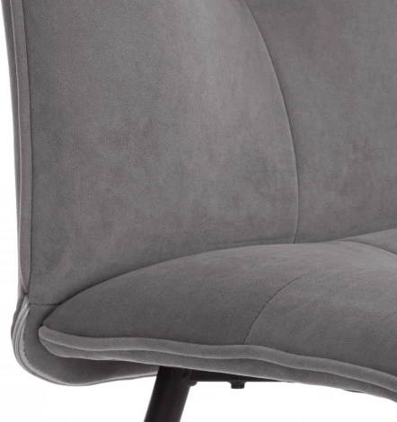 Стул обеденный Sweet Tetchair (Флок/Серый,Черный) арт.24846